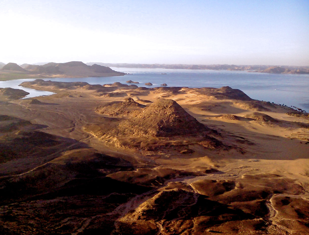 lac Nasser et du désert nubien