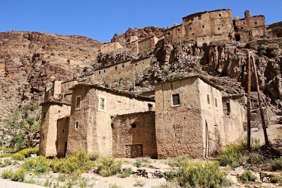 Maroc village berbère haut-Atlas