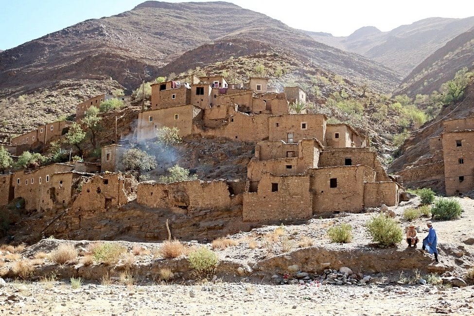 Maroc village berbère haut-Atlas