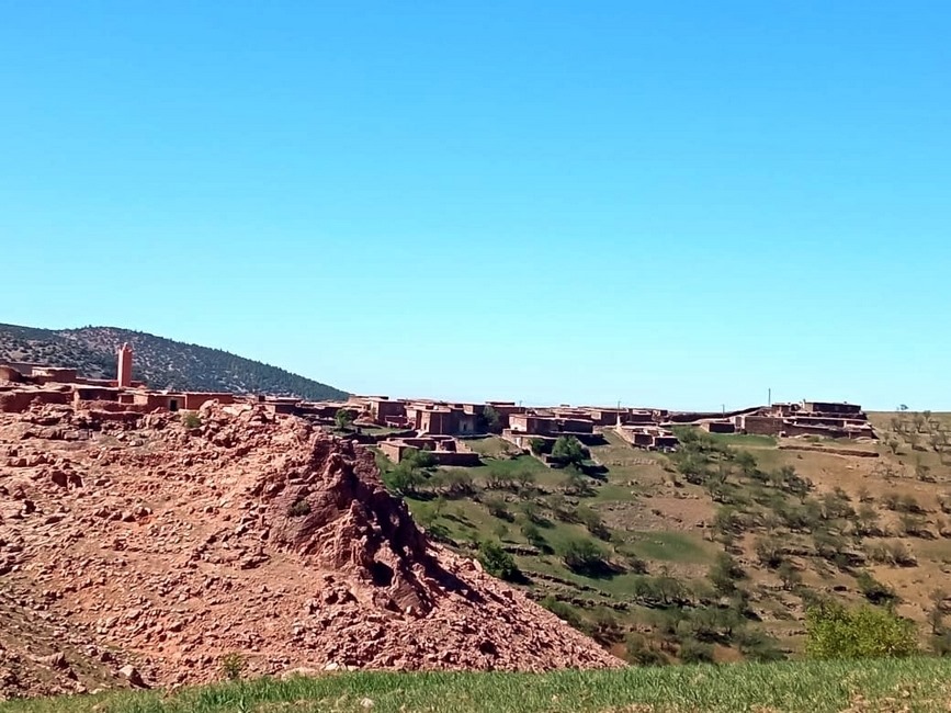 Maroc paysage randonnée chez l'habitant haut-Atlas